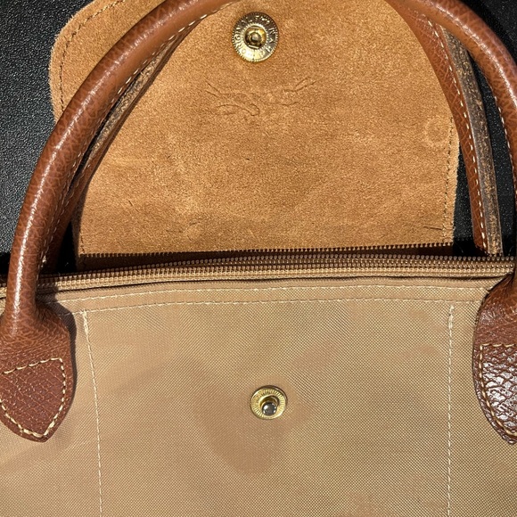 Longchamp XS Tote Bag Tan Beige Cute - Picture 10 of 13